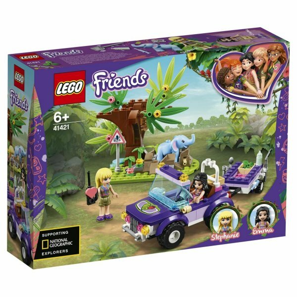 Конструктор Lego Friends 41421 Конструктор LEGO Friends 41421 Джунгли: спасение слонёнка