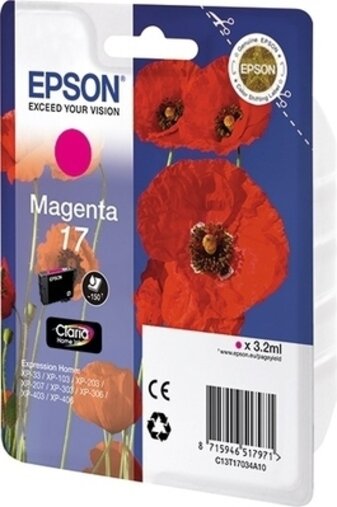 Картридж Epson C13T17034A10 (17 magenta) .