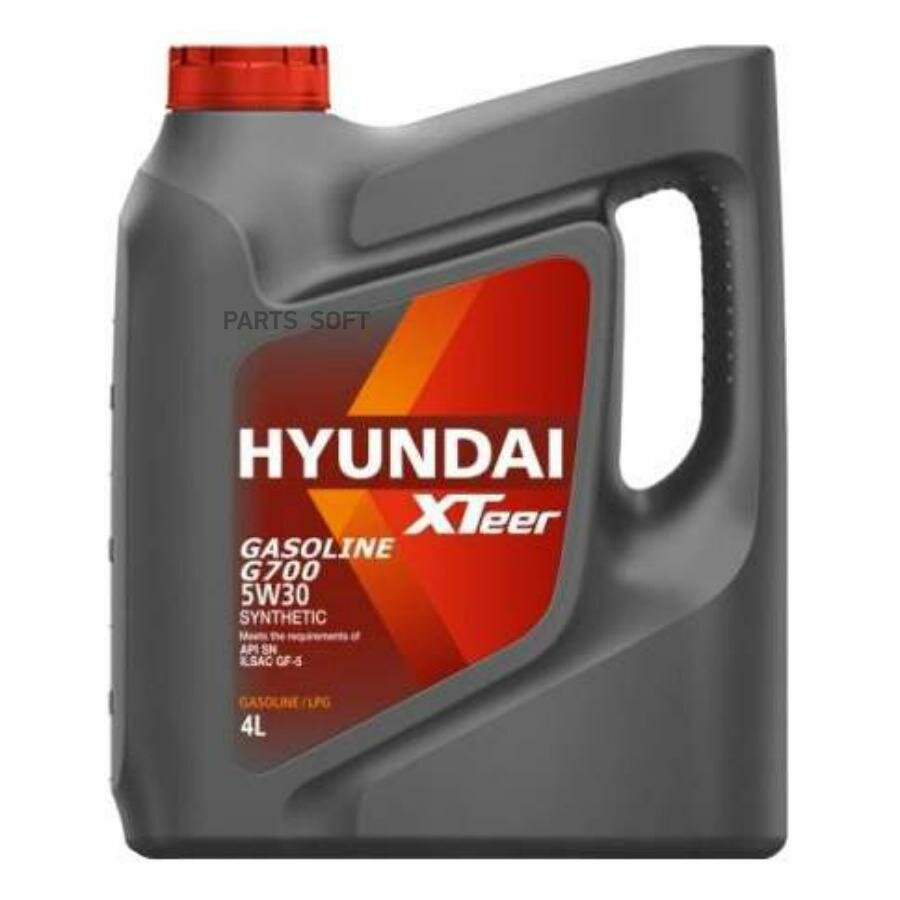HYUNDAI-KIA 1041135 Масло моторное синтетическое Gasoline G700 5W-30, 4л