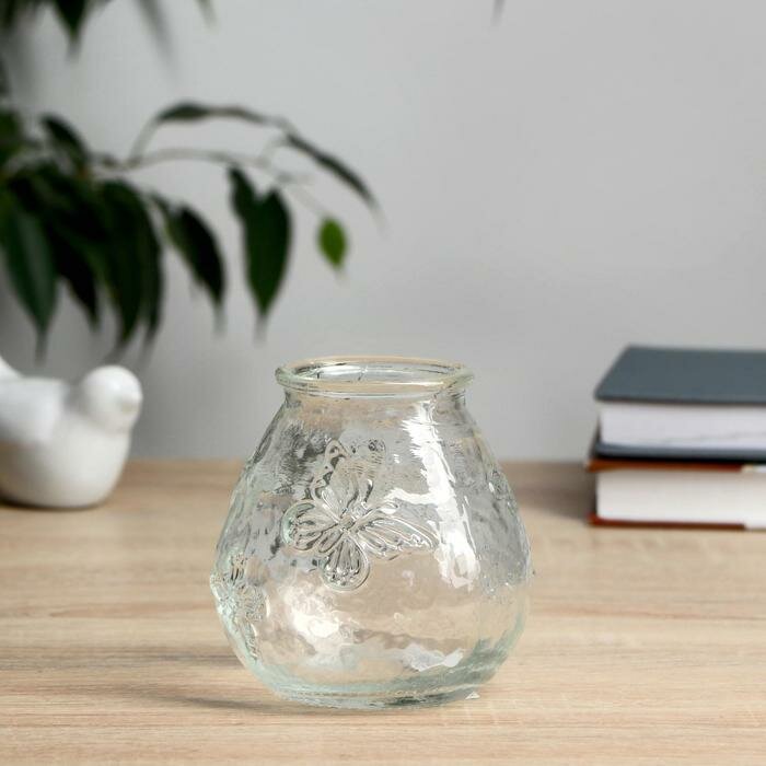 фото Ваза "Бабочки" d-5см, 9х10 см,