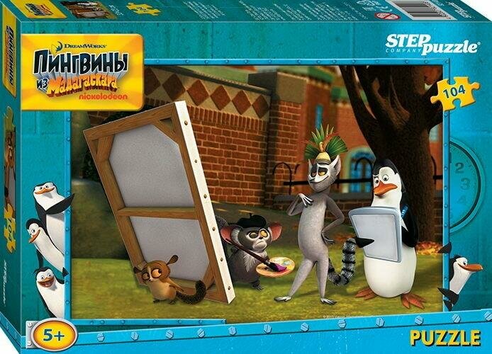 Пазл Step Puzzle "Пингвины из Мадагаскара", 104 элемента