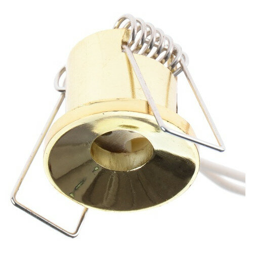 фото Светильник точечный Brille HDL-DJ 10 PB маленький G4 золота