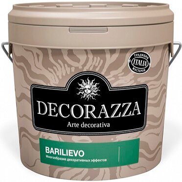 Краска Фактурная Decorazza Barilievo 4кг BL 10-03 для Многообразия Декоративных Эффектов / Декоразза Барильево.