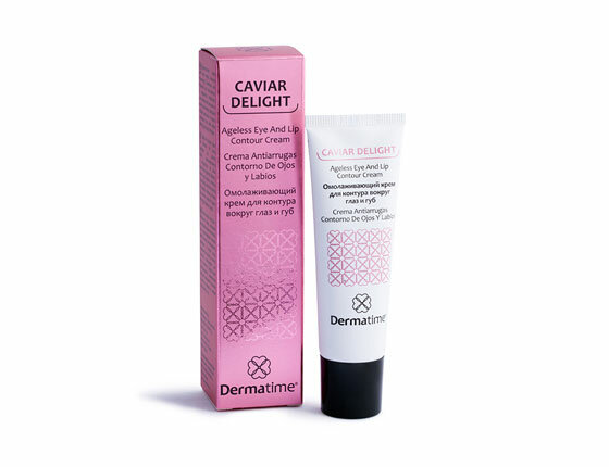 CAVIAR DELIGHT Ageless Eye And Lip Contour Cream - Омолаживающий крем для контура вокруг глаз и губ Dermatime 30ml