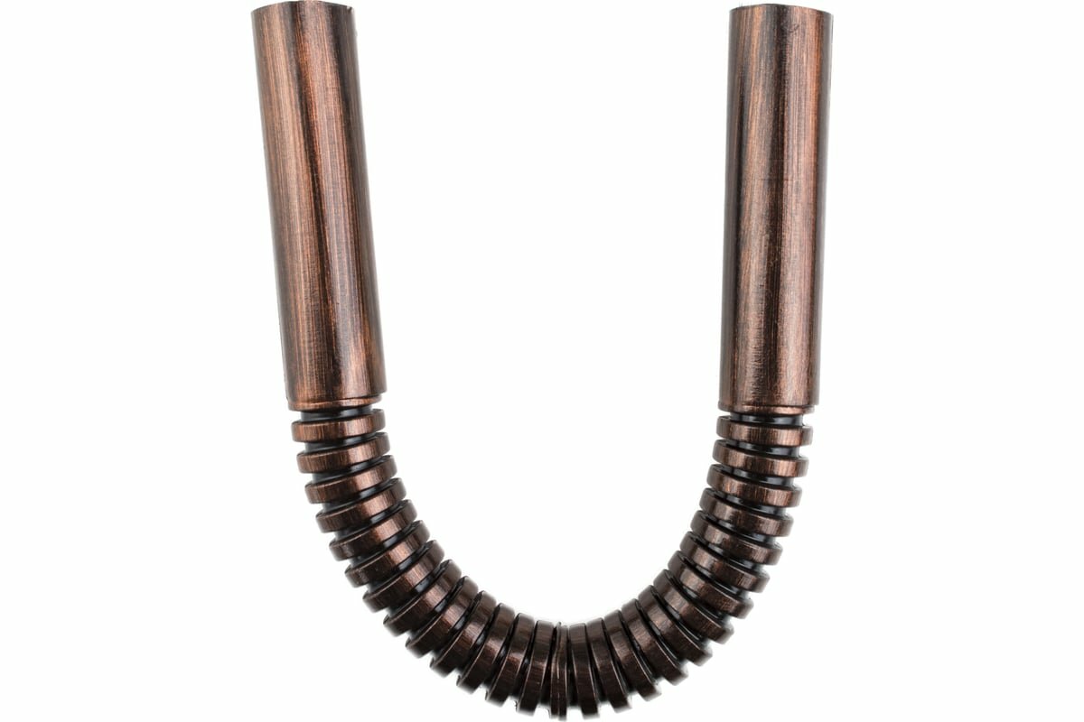 фото Electraline Угол соединит. плавный гофр. для труб, пвх, цвет Медный век 5 шт/уп ВTU1-16-16-1-5