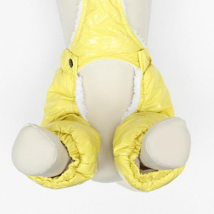 Комбинезон-штаны для собак, размер L (ДС 40, от 44 см), жёлтый 9748785 - фотография № 6