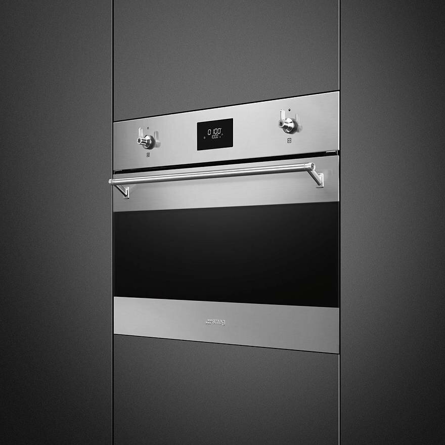 Встраиваемая микроволновая печь Smeg SO4301M0X - фотография № 4