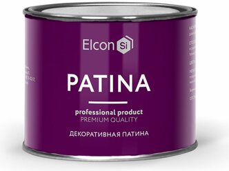 Декоративная Патина Elcon Patina 0.2кг для Придания Эффекта Старения Кованым Изделиям, Красная Медь / Элкон Патина.