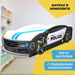 Кровать-машина полиция "манго Мерседес"