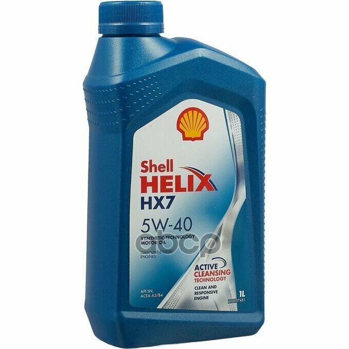 Shell Shell 5W40 (1L) Helix Hx7_масло Моторное!Acea A3/B3/B4,Api Sn+/Sn, Mb 229.3,Vw 505.00/502.00,Rn0700