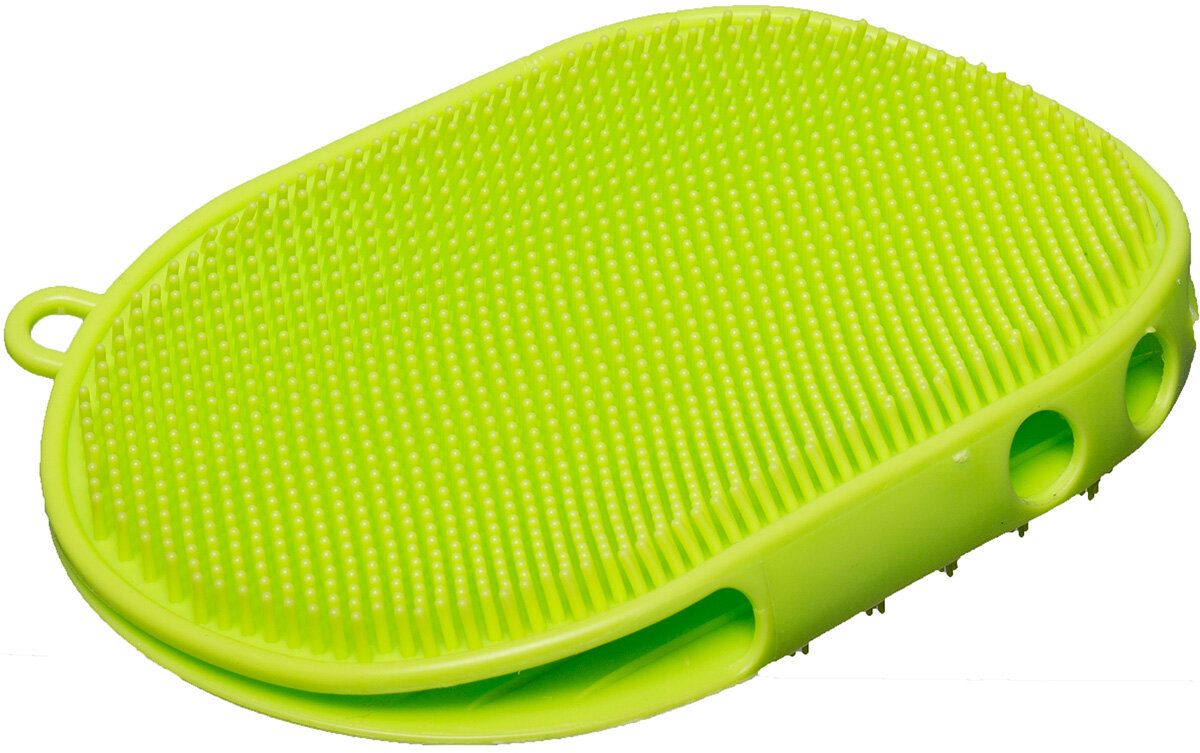 фото Щетка Каскад двусторонняя на руку 19 х 13 см (1 шт)