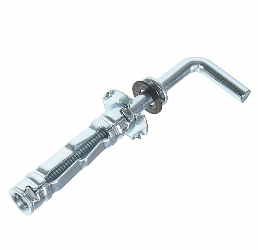 фото Дюбель молли 8x32 мм с L-образном винтом 1 шт