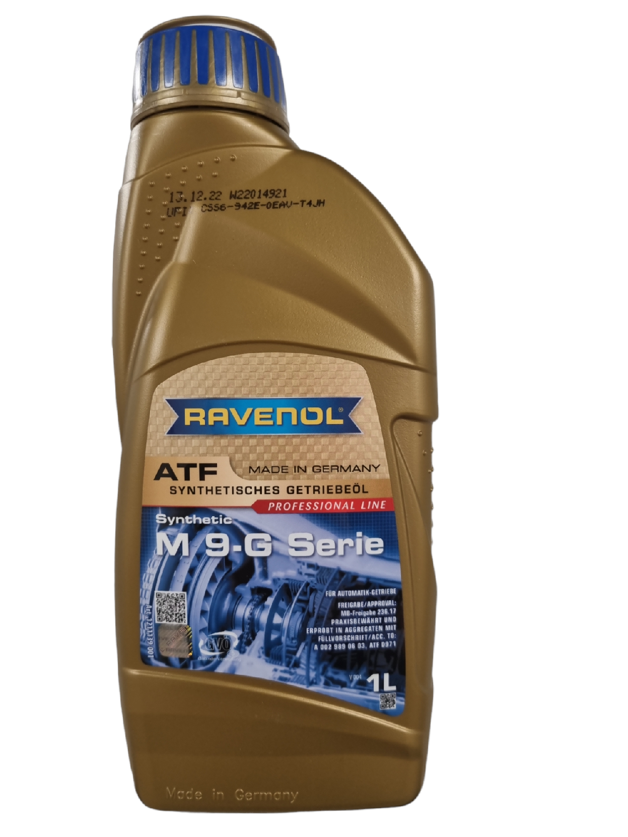 Масло трансмиссионное RAVENOL ATF M 9-G Serie