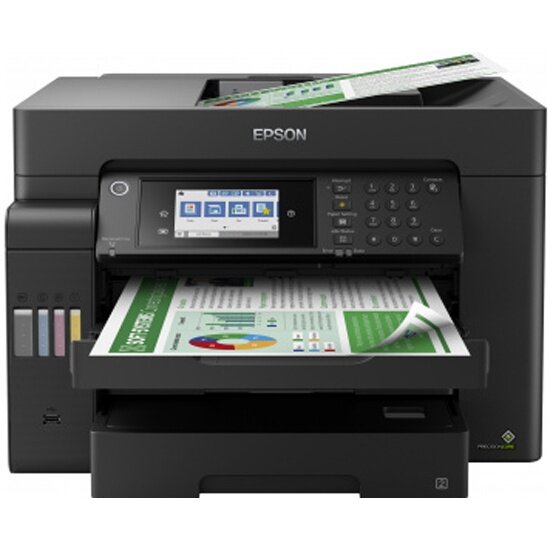 МФУ струйный EPSON L15150, A3+, цветной, струйный, черный [c11ch72404] - фото №1