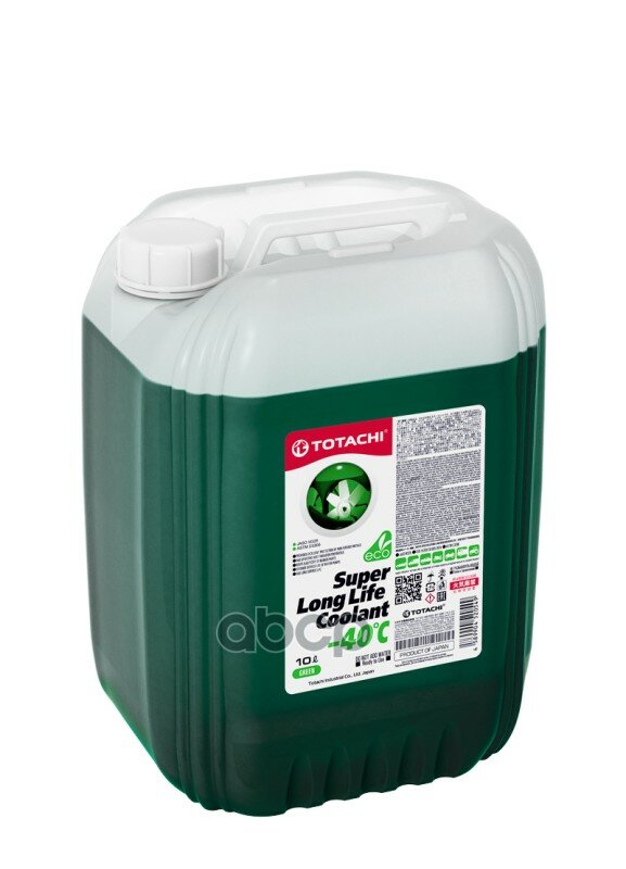 Охлаждающая Жидкость Totachi Super Llc Green -40C 10Л TOTACHI арт. 41610