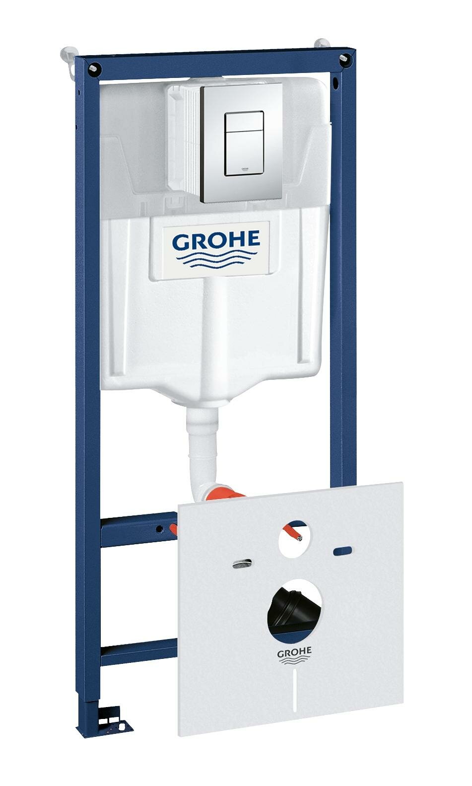 Инсталляция для унитазов Grohe Rapid SL 38775001 4 в 1 с кнопкой смыва