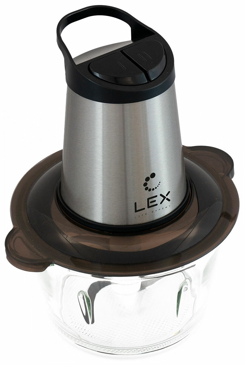 Мини-мельничка LEX LXFP 4300 стеклянный (стальной)