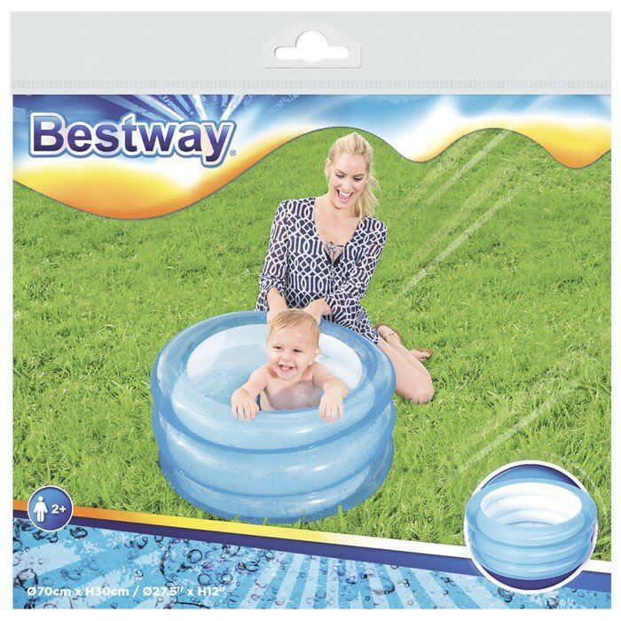 Bestway Бассейн надувной, 70 х 30 см, от 2 лет, цвета микс, 51033 Bestway - фотография № 7