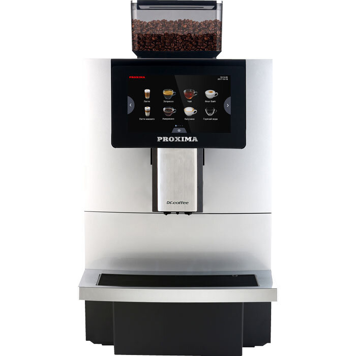 Кофемашина Dr.coffee Proxima F11 Plus, серебристый/черный
