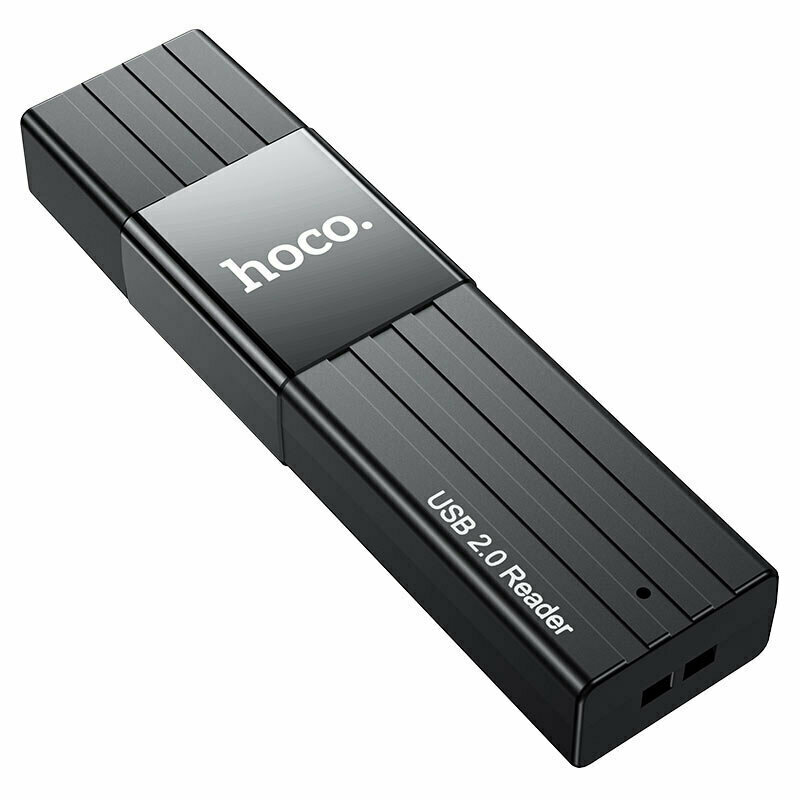 Переходник HOCO HB20 USB 30 Картридер для SD и Micro SD черный