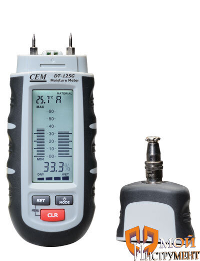 Измерители температуры и влажности материалов CEM Измеритель влажности древесины CEM DT-125H