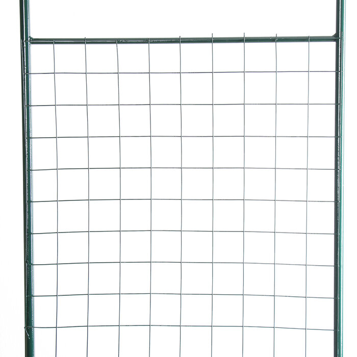Шпалера, 190 × 50 × 1.6 см, металл, зелёная, «Сетка разборная» - фотография № 4