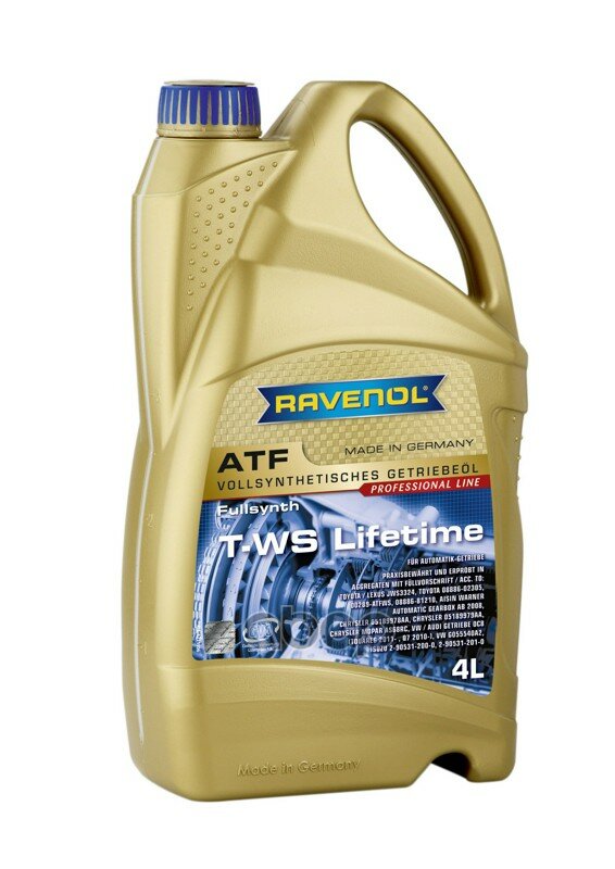 Масло Трансмиссионное T-Ws Lifetime Atf 4л Ravenol арт. 4014835743397