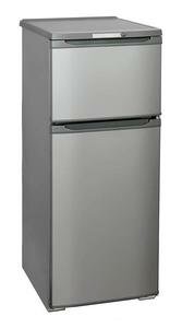 БИРЮСА Узкий двухкамерный холодильник с верхней морозильной камерой B-M122 Бирюса Металлик 150/115/35л