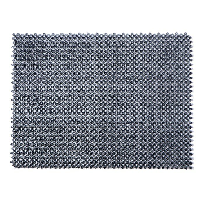 Покрытие ковровое щетинистое без основы «Травка», 40×53 см, цвет серый - фотография № 3