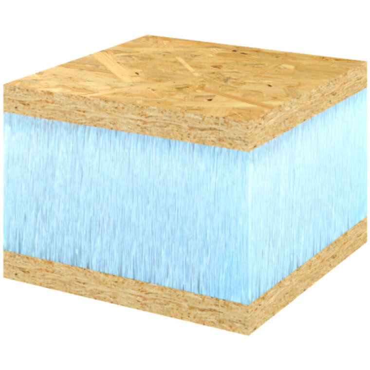 фото Панель Руспанель РПГ (Ruspanel RPG) Sandwich (Сэндвич) 1200х600х70 мм ОСБ+XPS+ОСБ