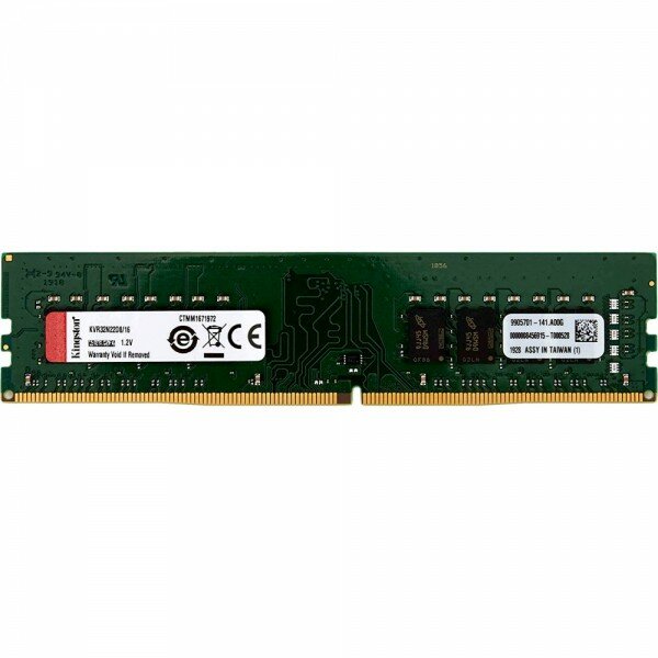 Память Kingston 16GB DDR4 3200MHz DIMM KVR32N22D8/16 PC4-25600, CL22