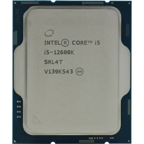 CPU Intel Core i5-12600K Alder Lake OEM (3.7 ГГц/ 4.9 ГГц в режиме Turbo, 20MB, Intel UHD Graphics 770, LGA1700)