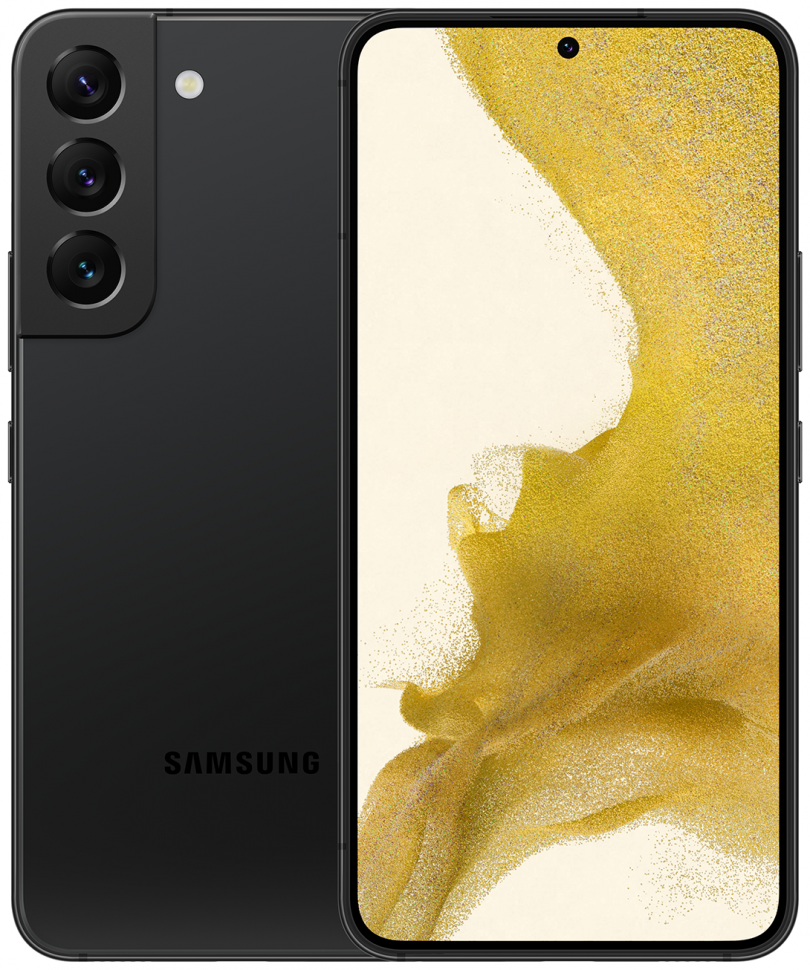 Смартфон Samsung Galaxy S22 (SM-S901E/DS) 8/256 ГБ, черный фантом