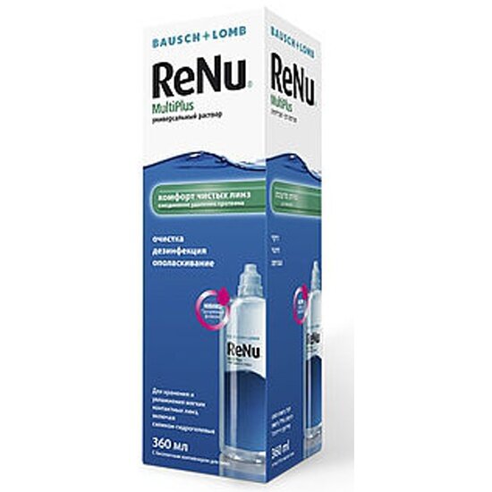 Раствор Bausch & Lomb Renu MultiPlus с контейнером