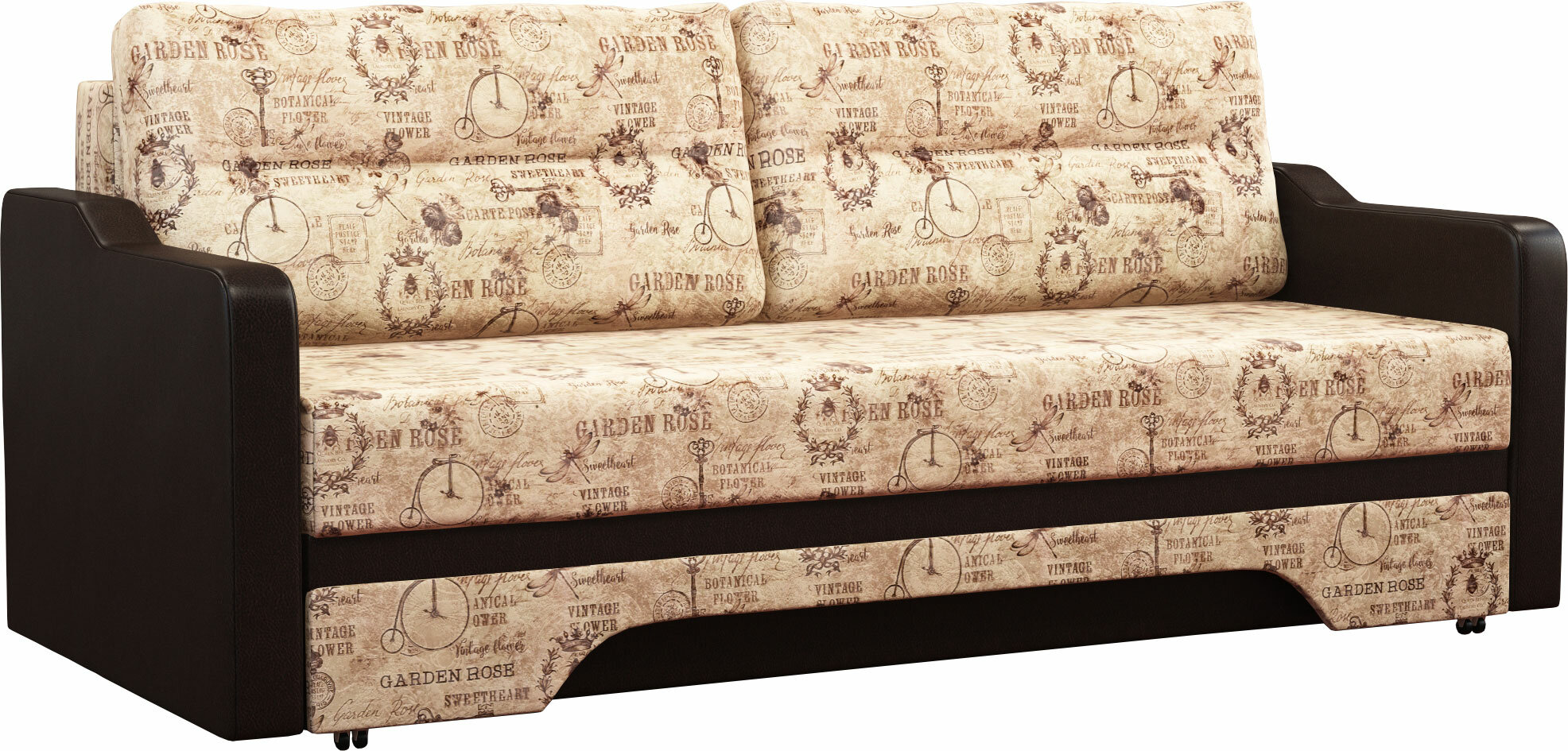 фото Диван еврокнижка МебелПром Наташа 160 Люкс А32