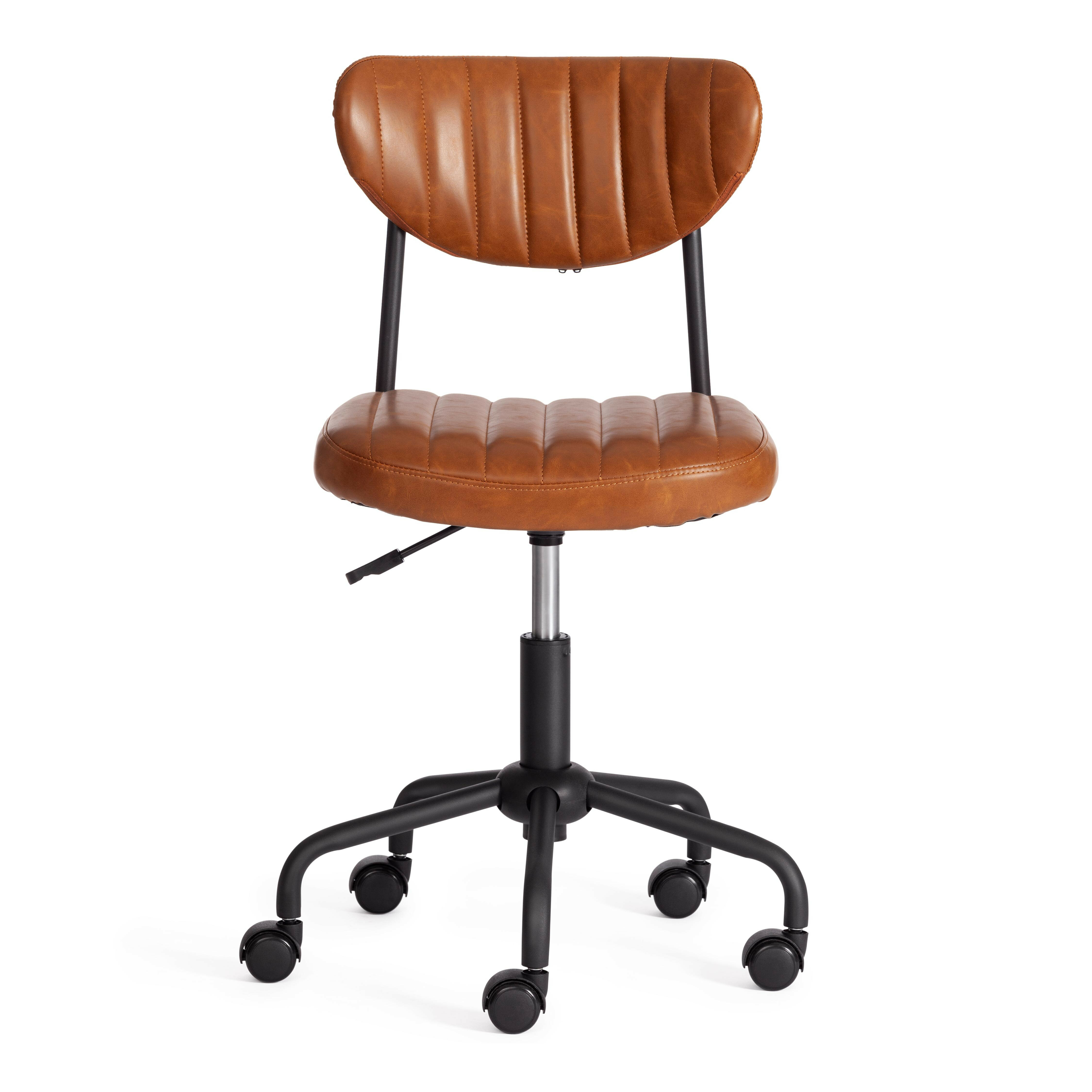 Компьютерное кресло TetChair SLIM, иск. кожа, коричневый - фотография № 6