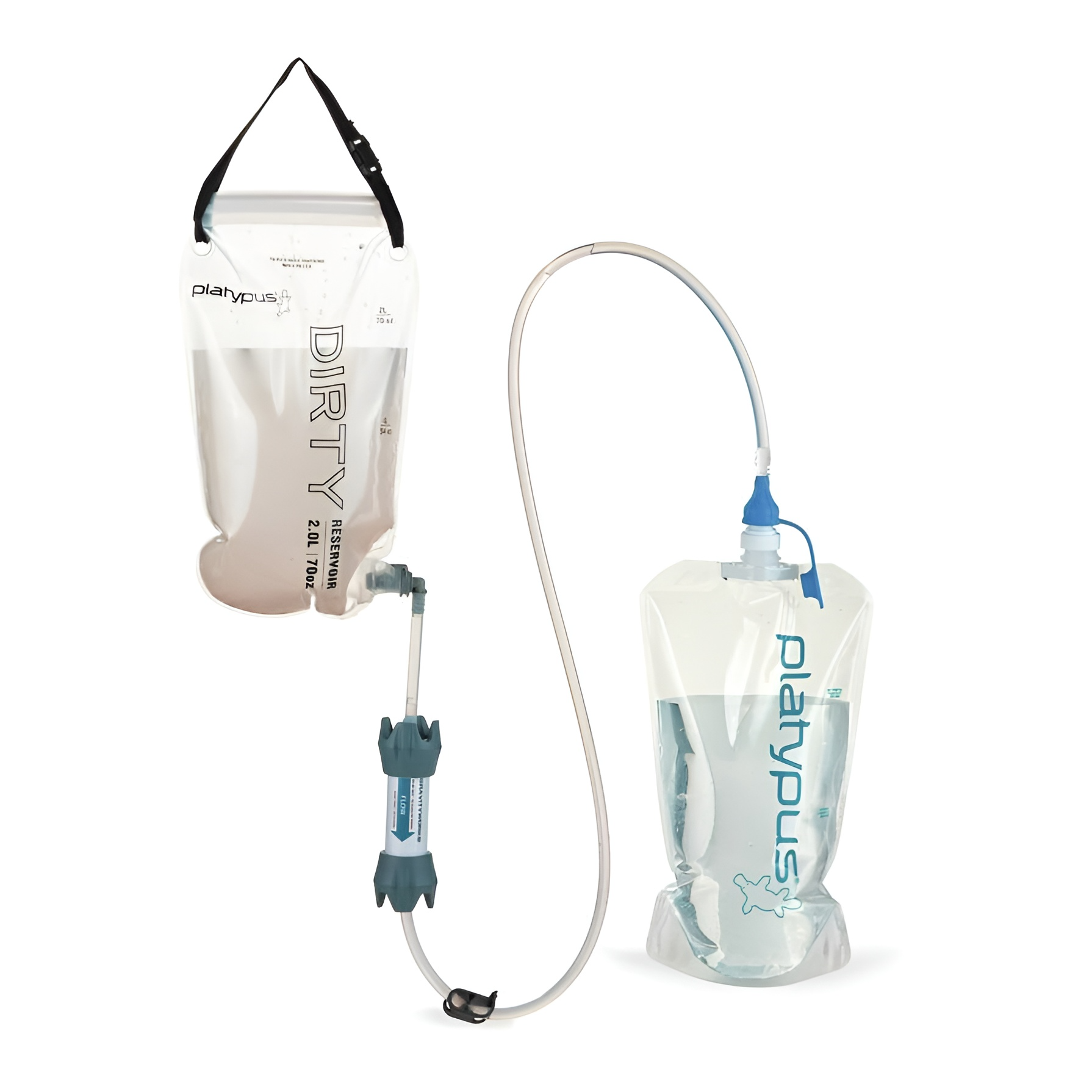 Фильтр для воды Platypus GravityWorks (4л) microfilter system/система очистки воды/комплект/питьевая вода/походный набор/складные бутылки/трубочка