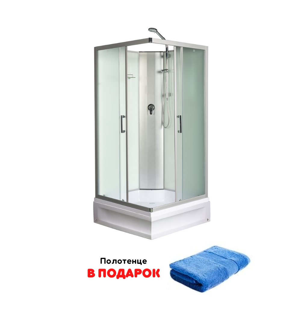 Душевая кабина River Quadro 90/24 б/к низкий поддон 90см*90см