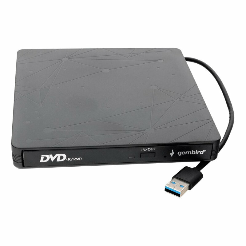 Привод DVD Gembird DVD-USB-03 пластик черный USB 3.0 1585442