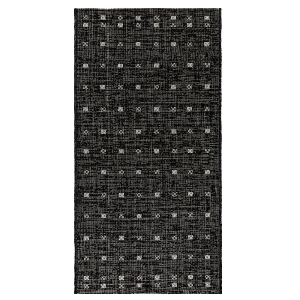 фото Ковер Side 60131 Квадраты 0,67х1,4 м серый, 1 шт. в заказе