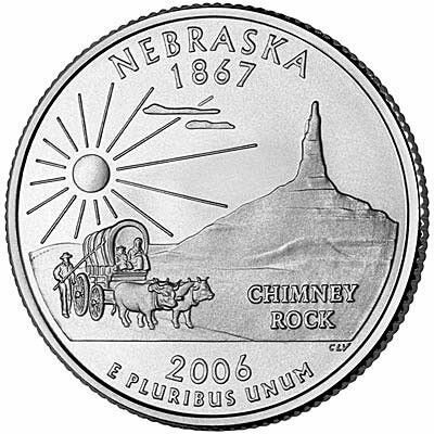 США, 25 центов 2006 год, Nebraska