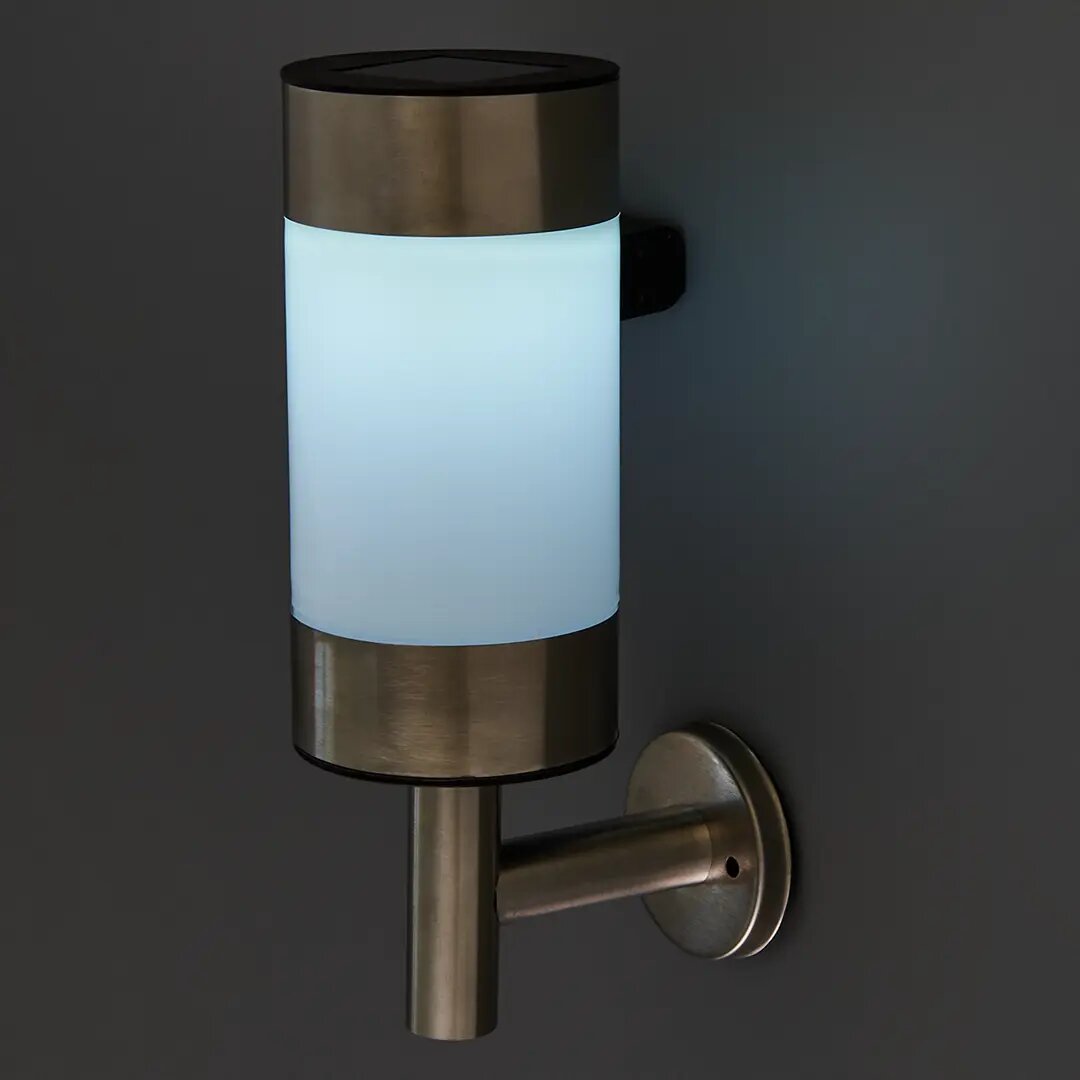 фото Светильник настенный уличный Uniel Sydney на солнечных батареях IP44