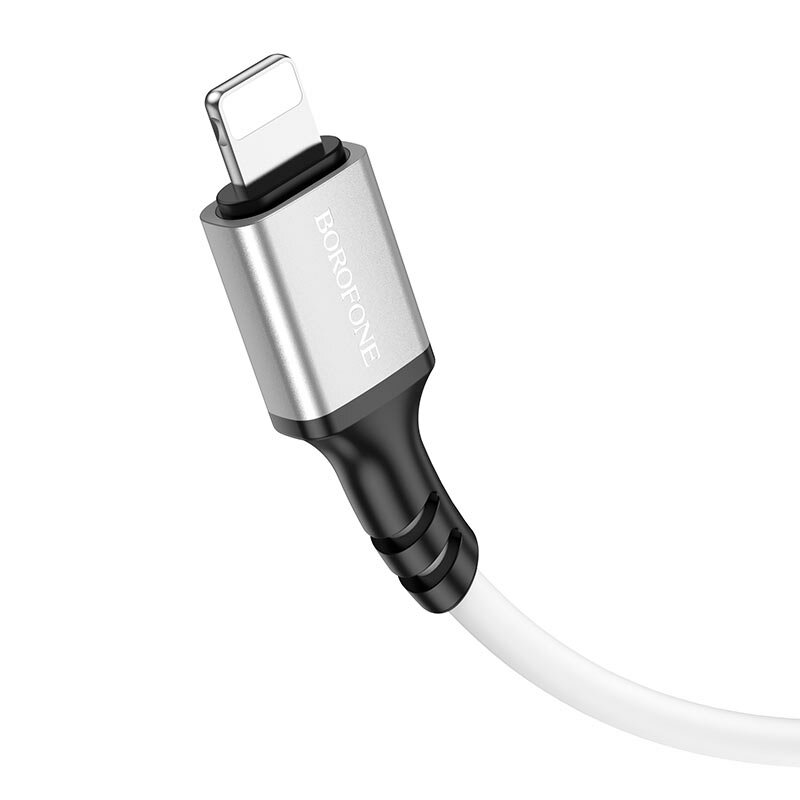 USB-C кабель BOROFONE BX83 Famous PD Lightning 8-pin, 20W, 1м, силикон (белый)