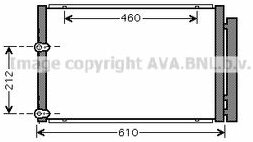 Радиатор кондиционера Toyota Prius 03>09 AVA COOLING SYSTEMS TO5429D