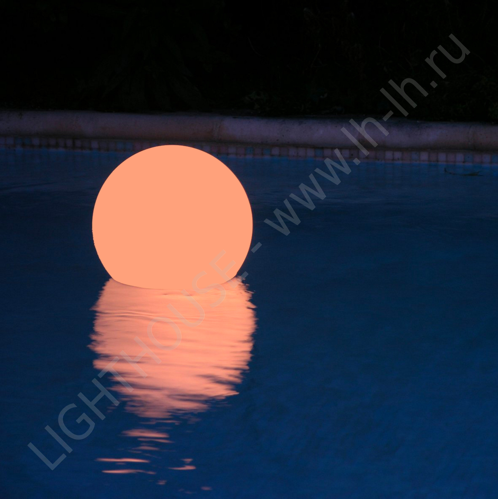Плавающий светильник шар Moonlight 20 см RGB Accum_YM