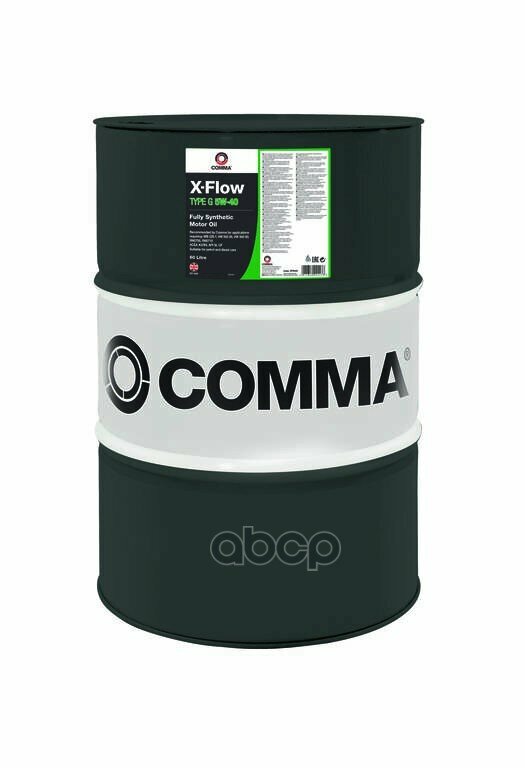 COMMA Comma 5W40 X-Flow Type G (60L)_Масло Моторное! Синт Api Sl/Cf, Acea A3/B4, Mb 229.1, Vw 502/505 00