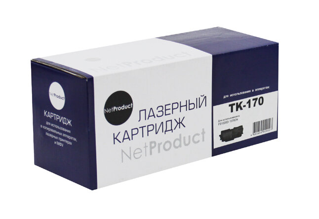 Тонер-картридж NetProduct (N-TK-170) для Kyocera FS-1320D/1370DN/ECOSYS P2135d, 7,2K