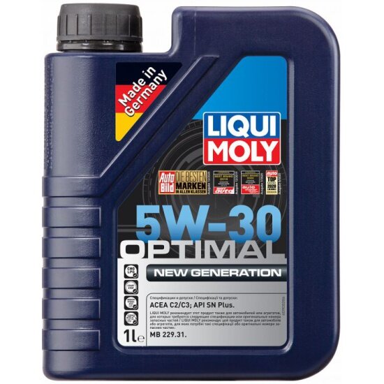 Моторное масло LIQUI MOLY Optimal New Generation 5W-30 HC-синтетическое 1 л