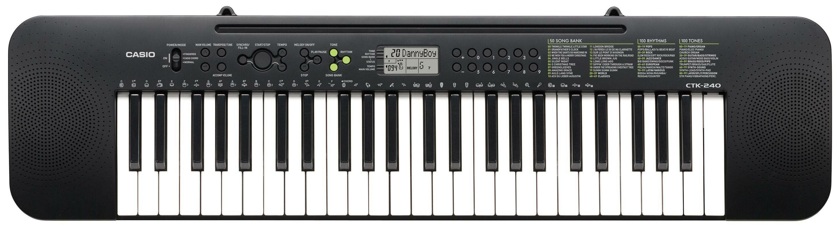 CASIO CTK-240 синтезатор, 49 клавиш