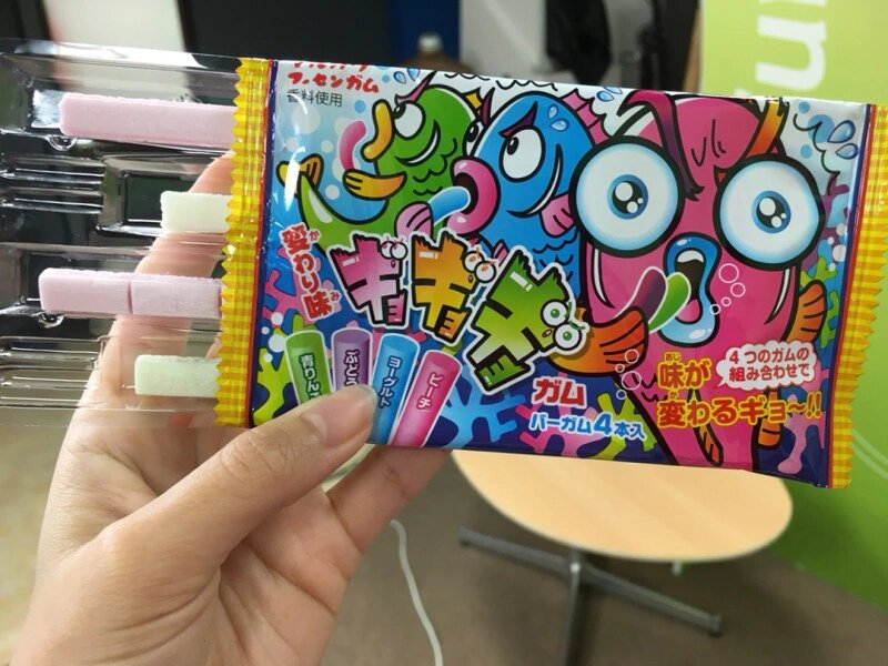 Жевательная резинка меняющая вкус Crazy Fish, 3 упаковки в наборе, Marukawa япония - фотография № 6